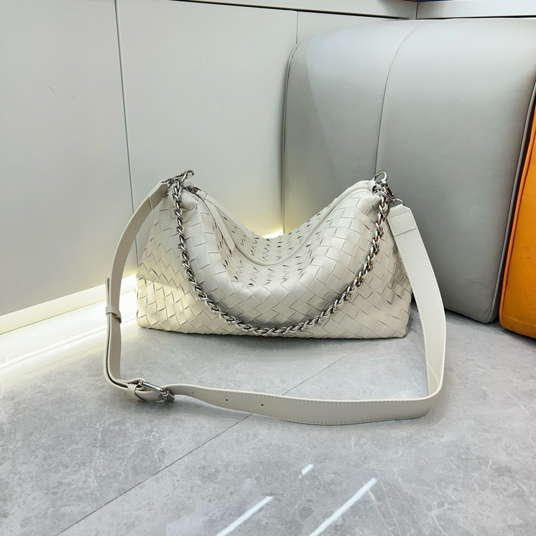 Hand-woven Leather Tote