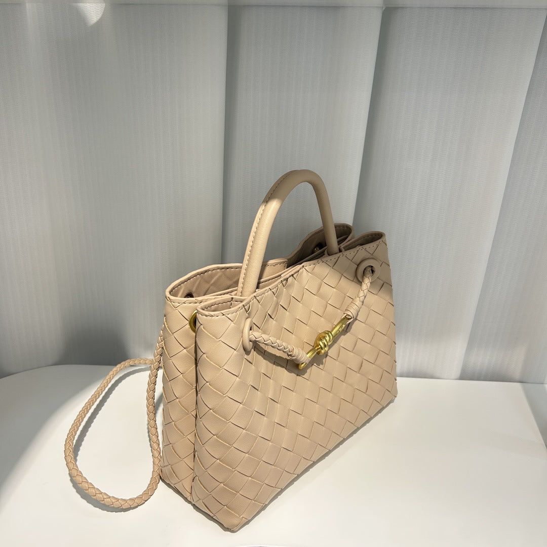 Intrecciato Weave Leather Bag