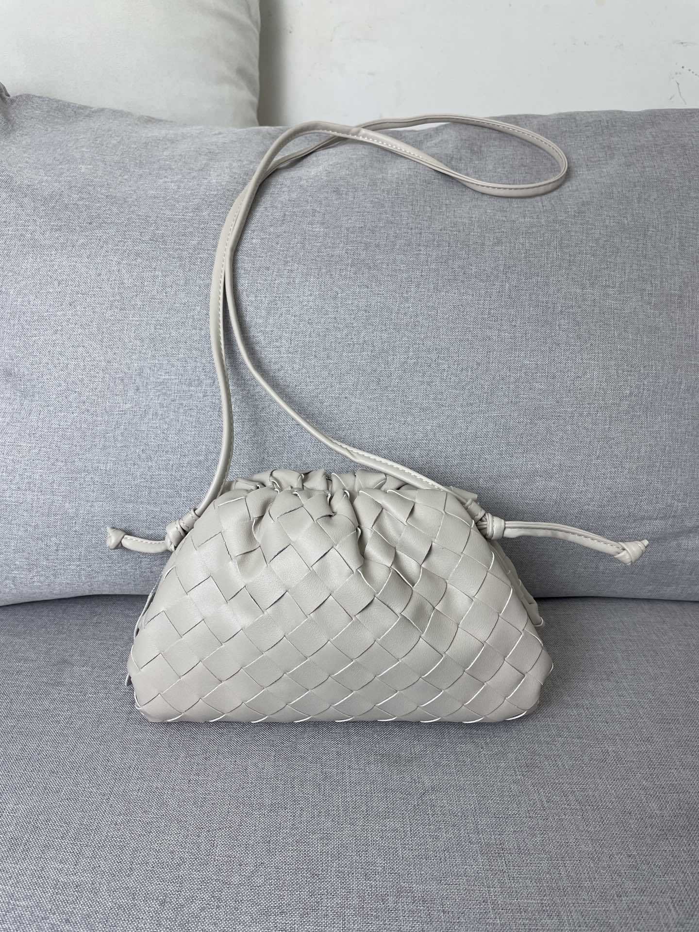 Intrecciato Leather Clutch
