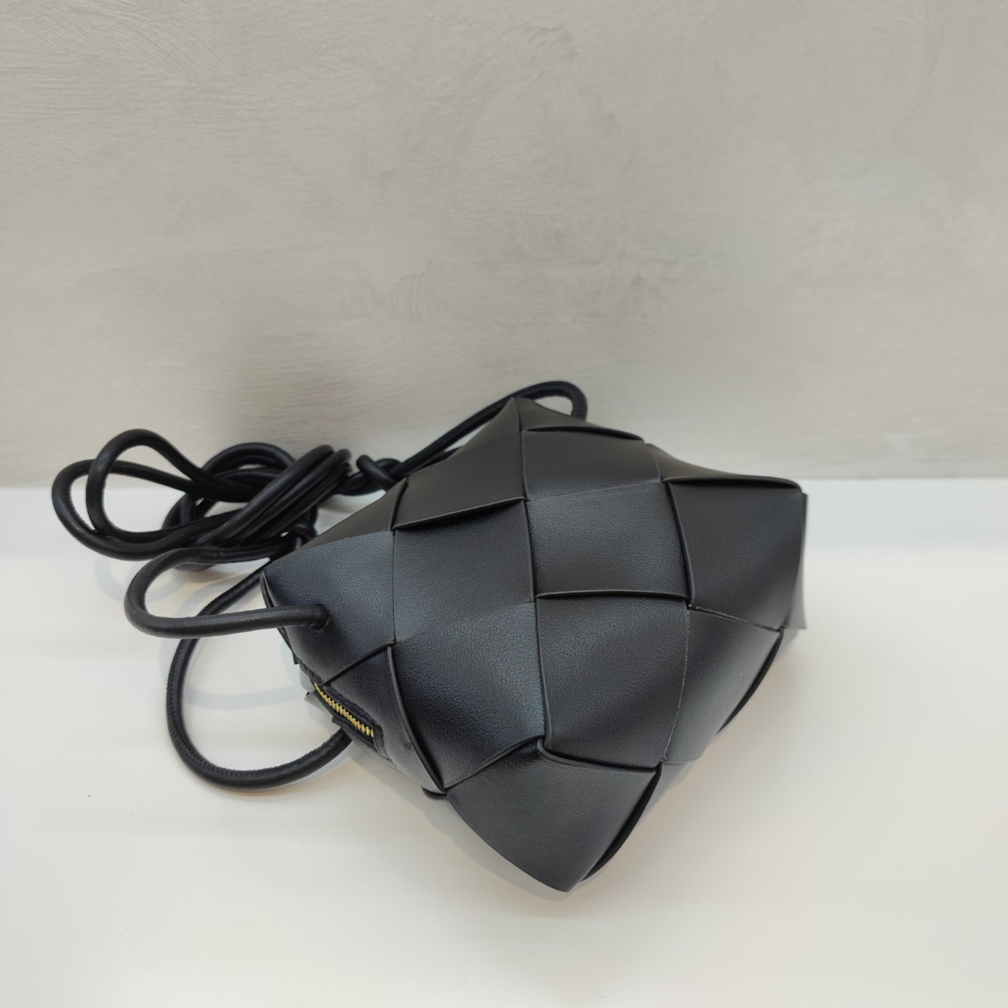 Woven Leather Camera Bag