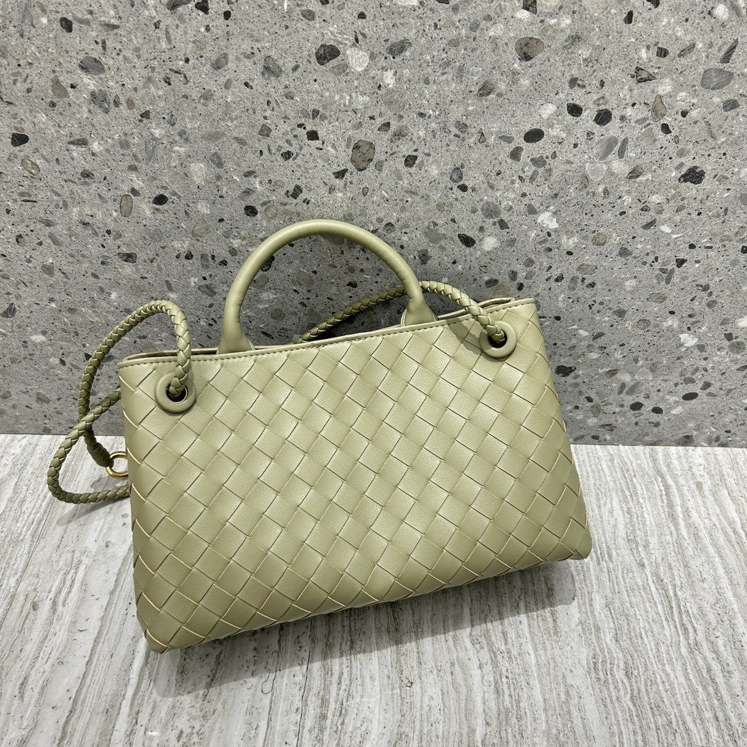 Intrecciato Weave Leather Bag