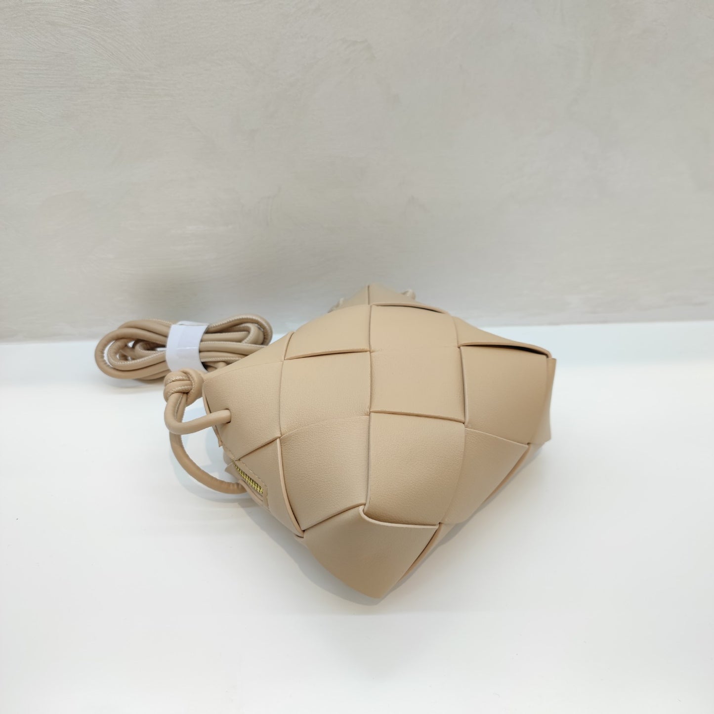 Woven Leather Camera Bag