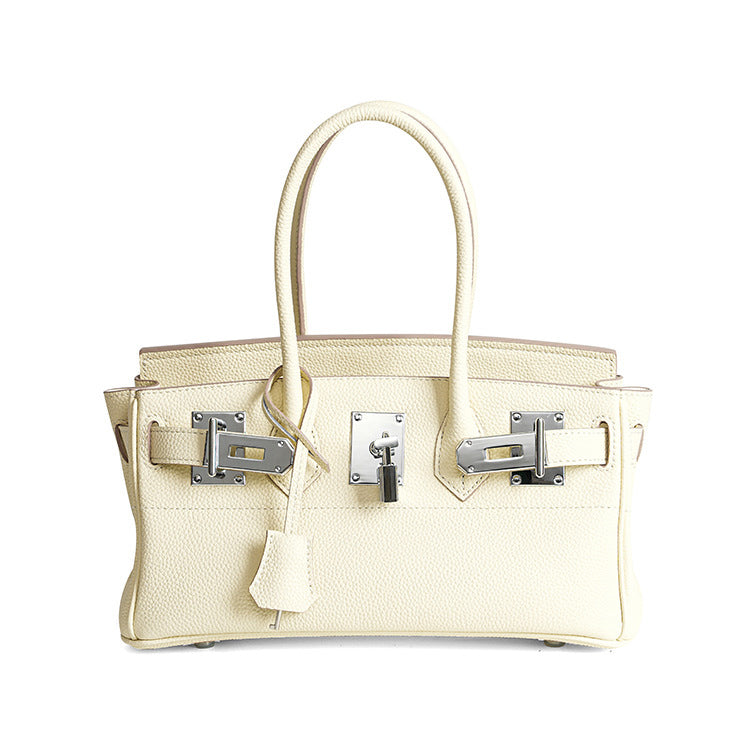 Leather Top Handle Bag