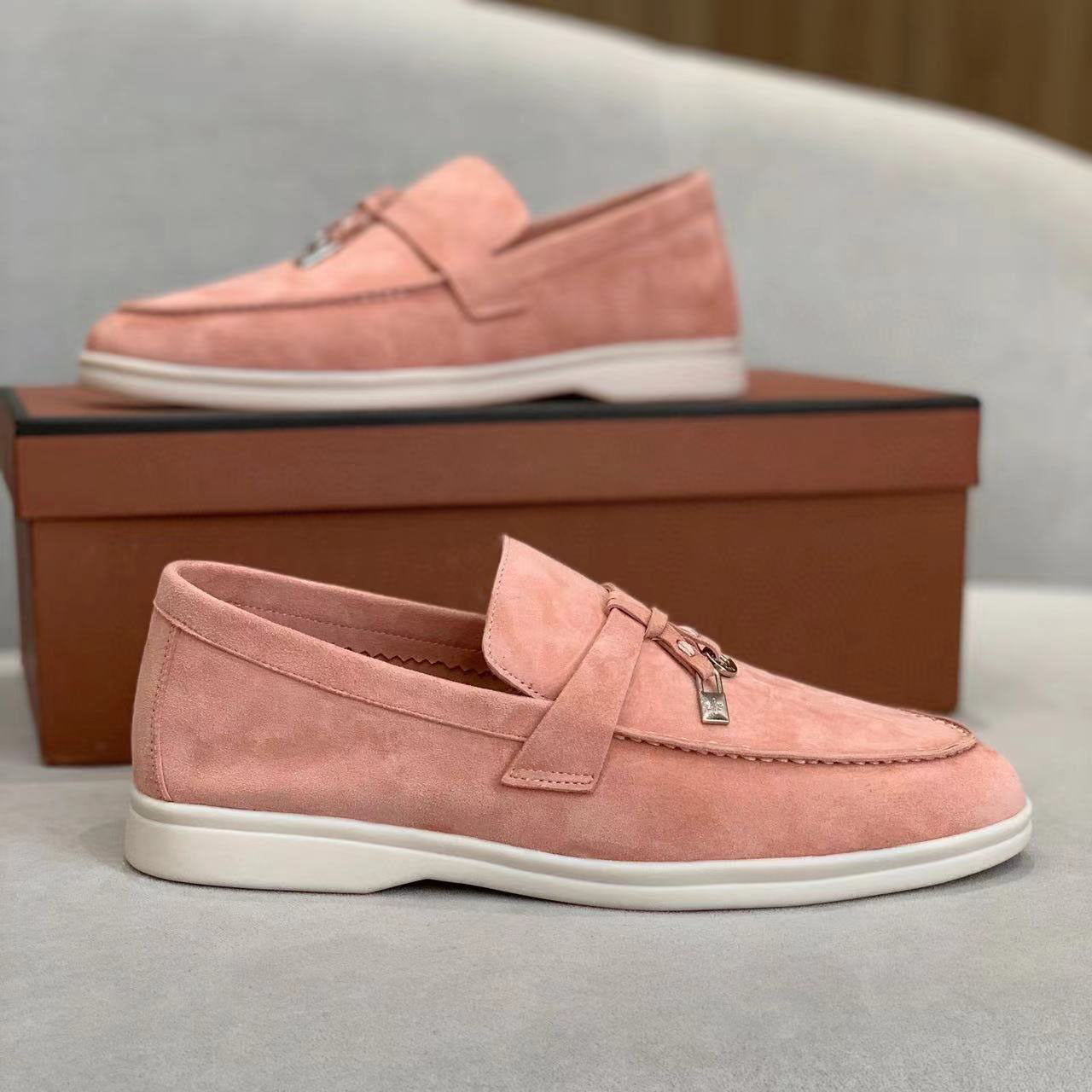 Suede Loafers