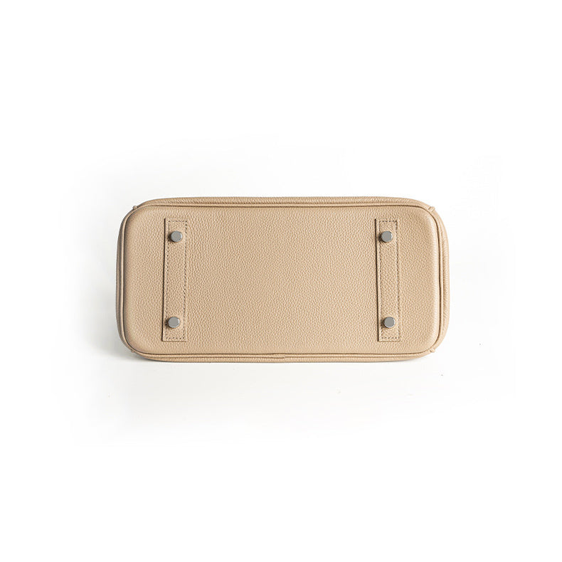 Leather Top Handle Bag