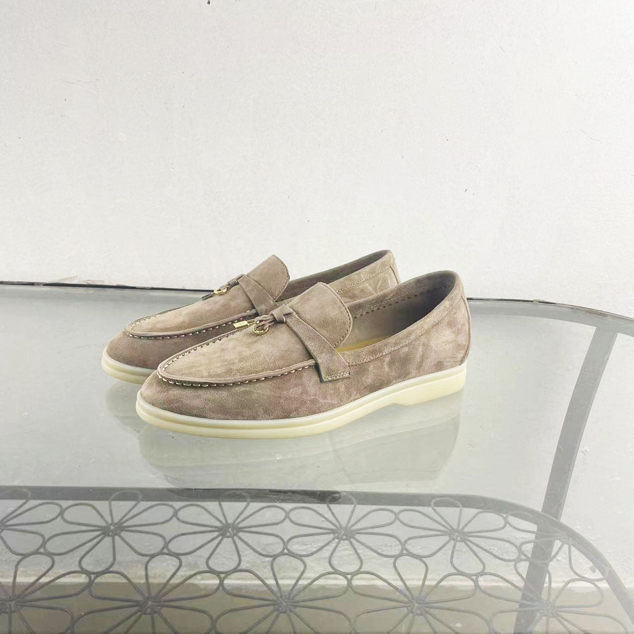 Suede Loafers