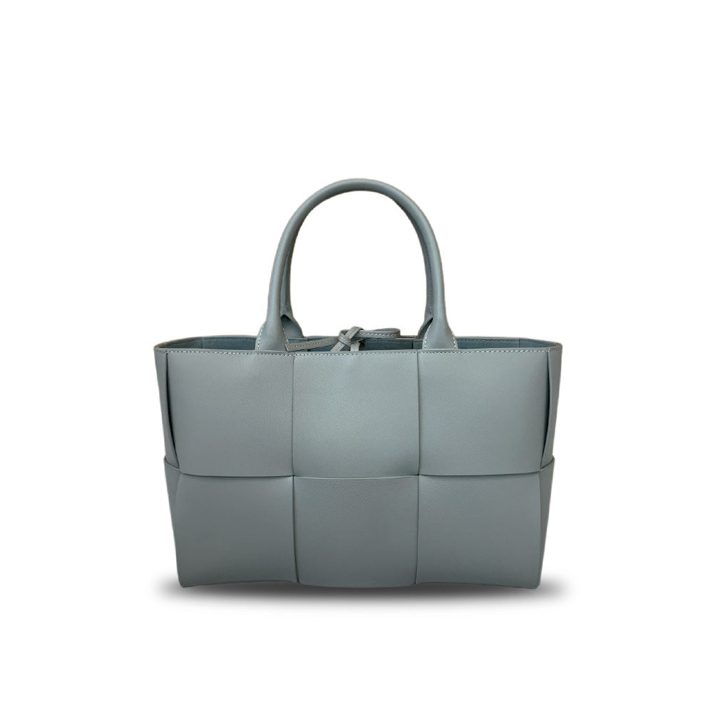 Intrecciato Weave Leather Tote Bag