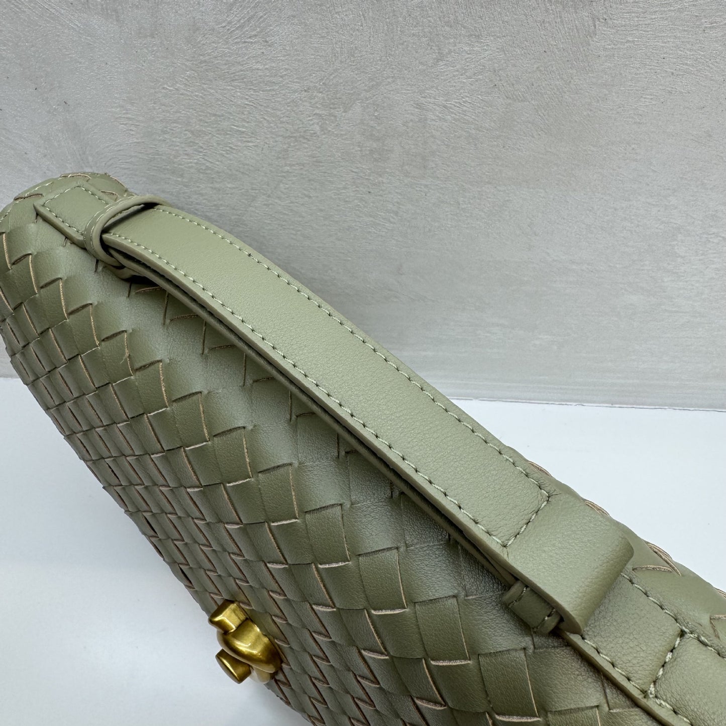 Knot Lock Leather Top Handle Bag