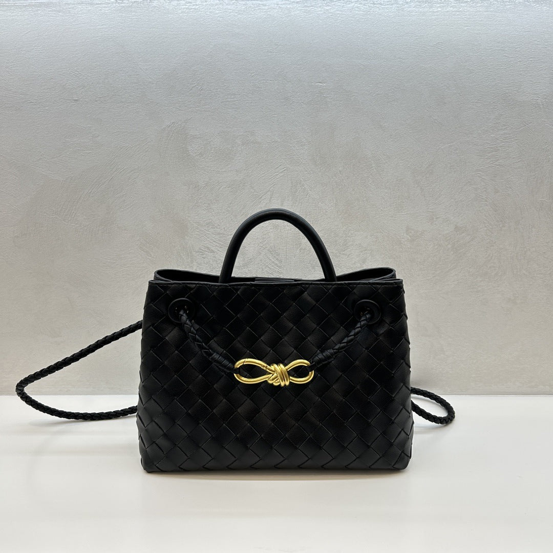 Intrecciato Weave Leather Bag