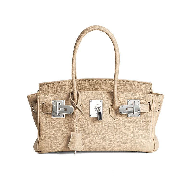 Leather Top Handle Bag