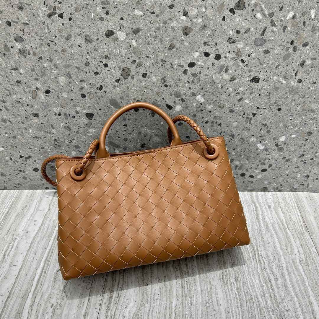 Intrecciato Weave Leather Bag