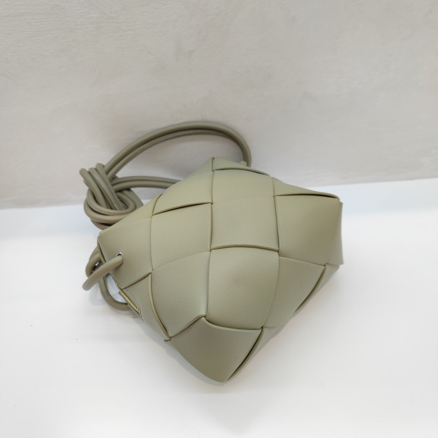 Woven Leather Camera Bag