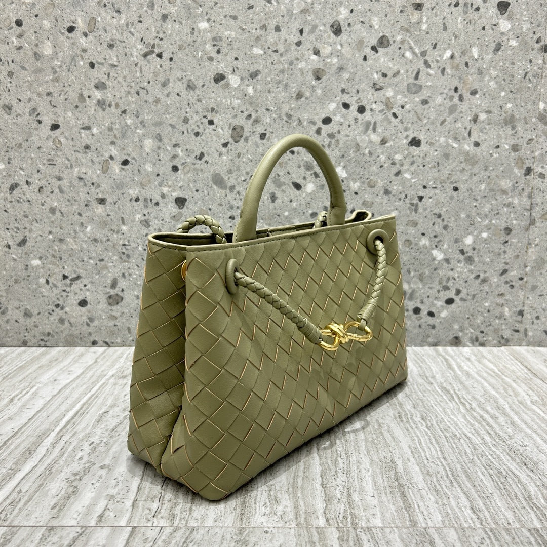 Intrecciato Weave Leather Bag