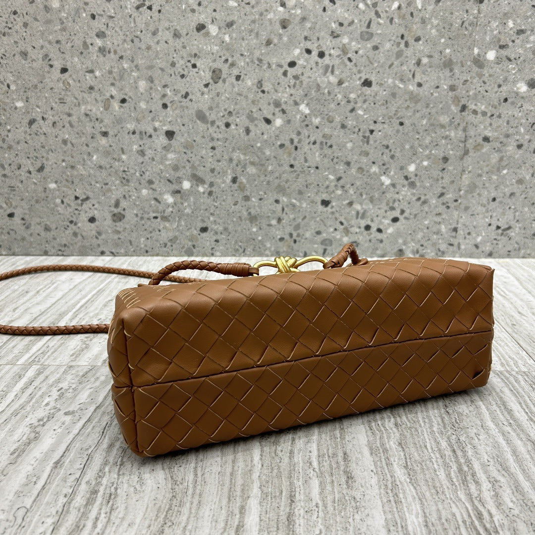 Intrecciato Weave Leather Bag