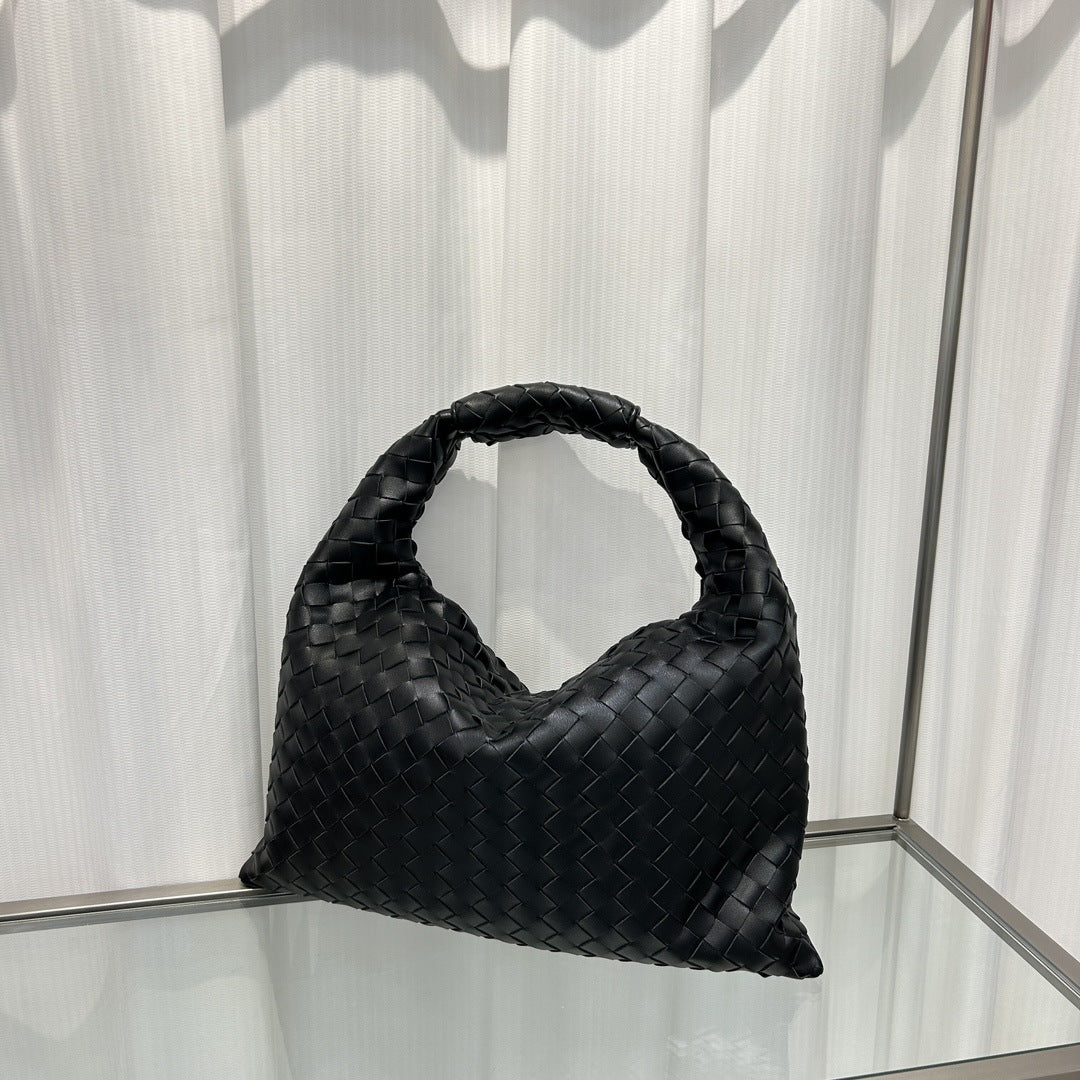 Intrecciato Weave Hobo Bag