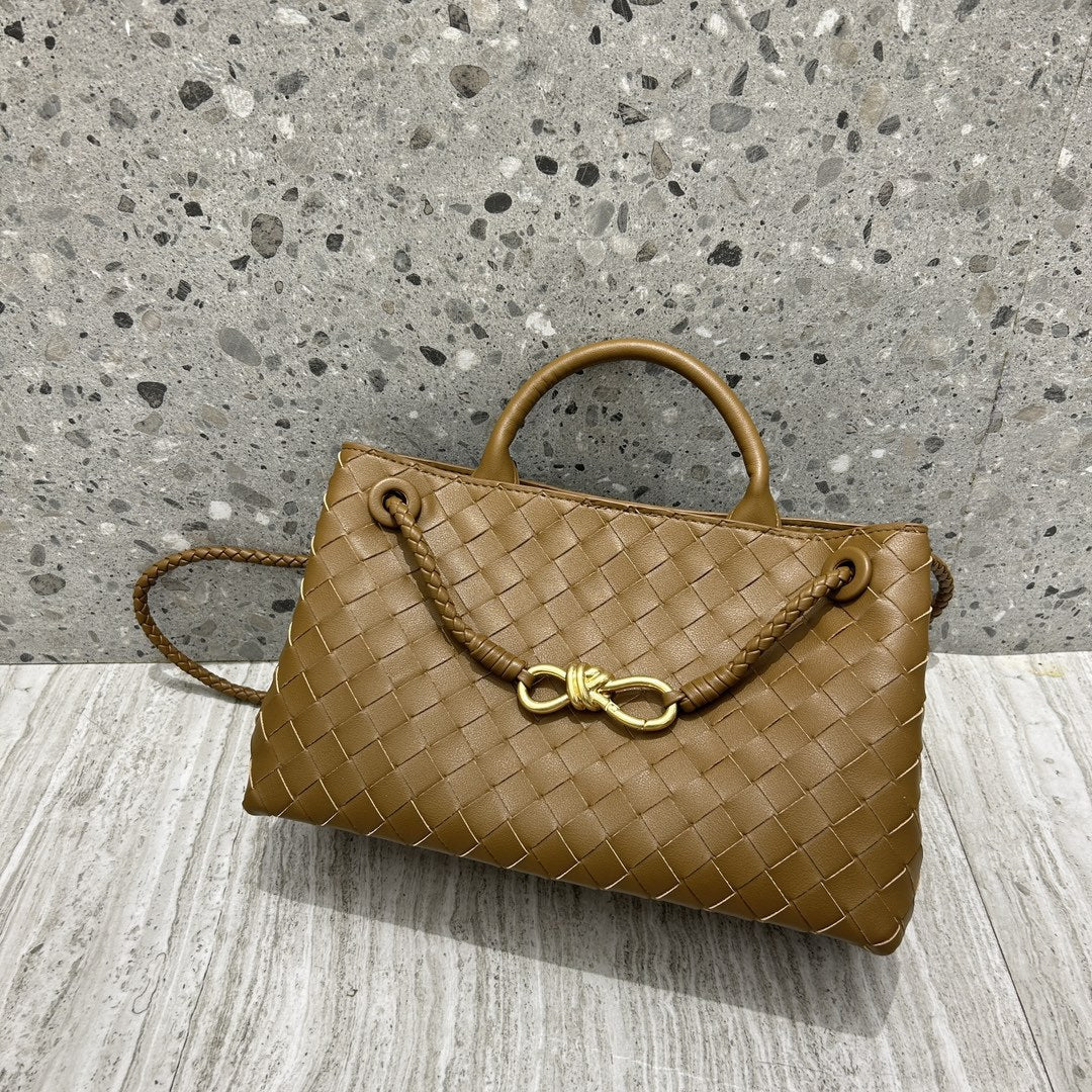 Intrecciato Weave Leather Bag