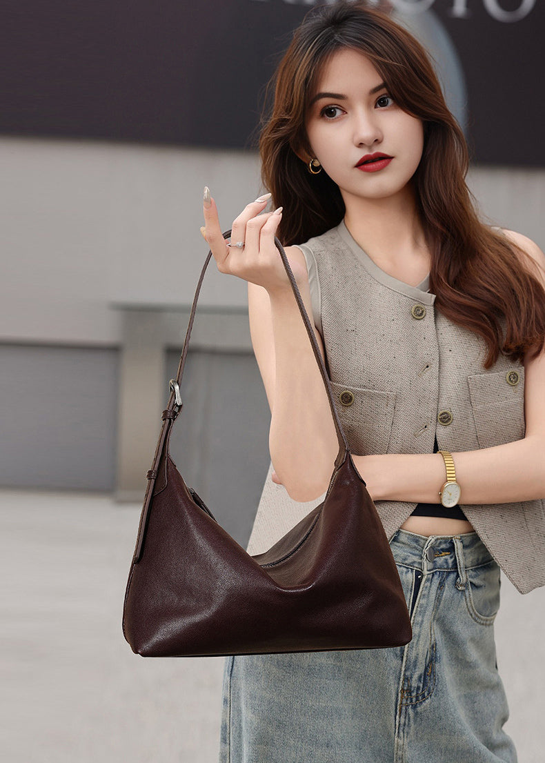 Leather Hobo Bag