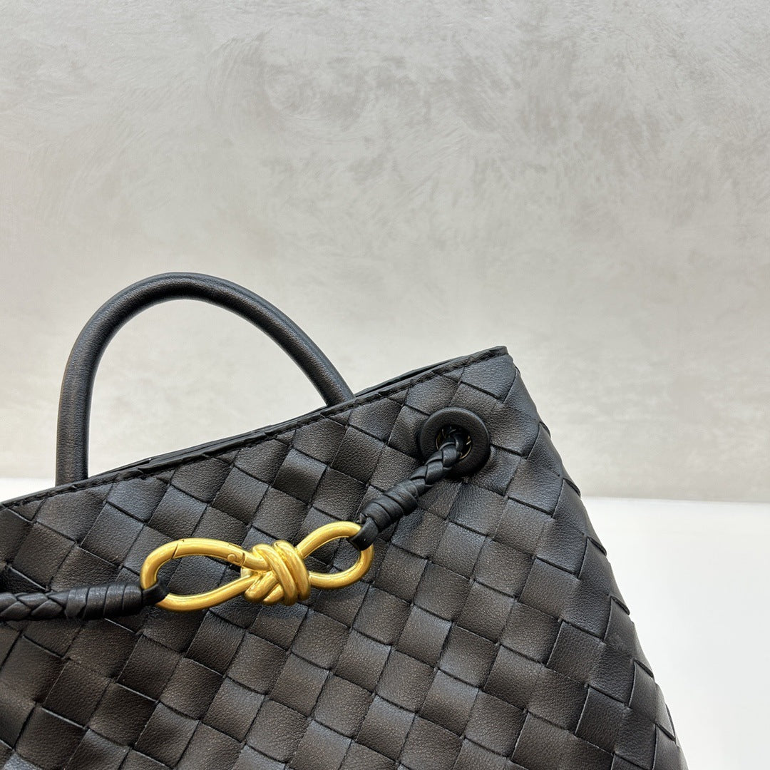 Intrecciato Weave Leather Bag