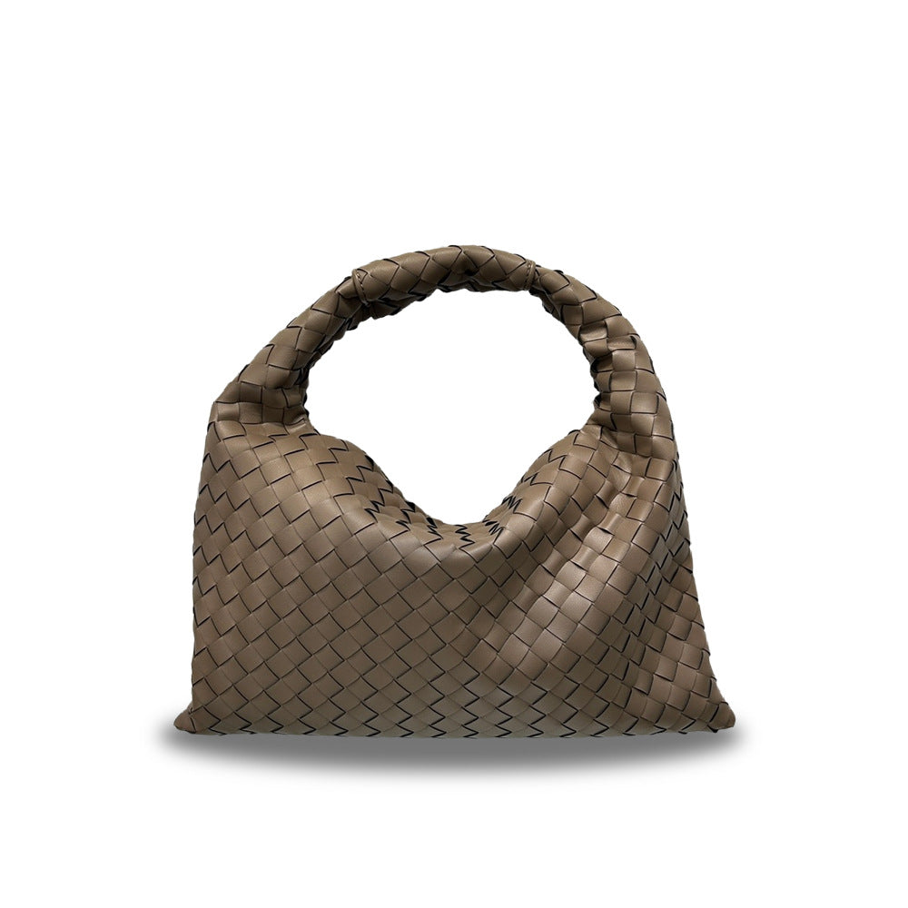 Intrecciato Weave Hobo Bag