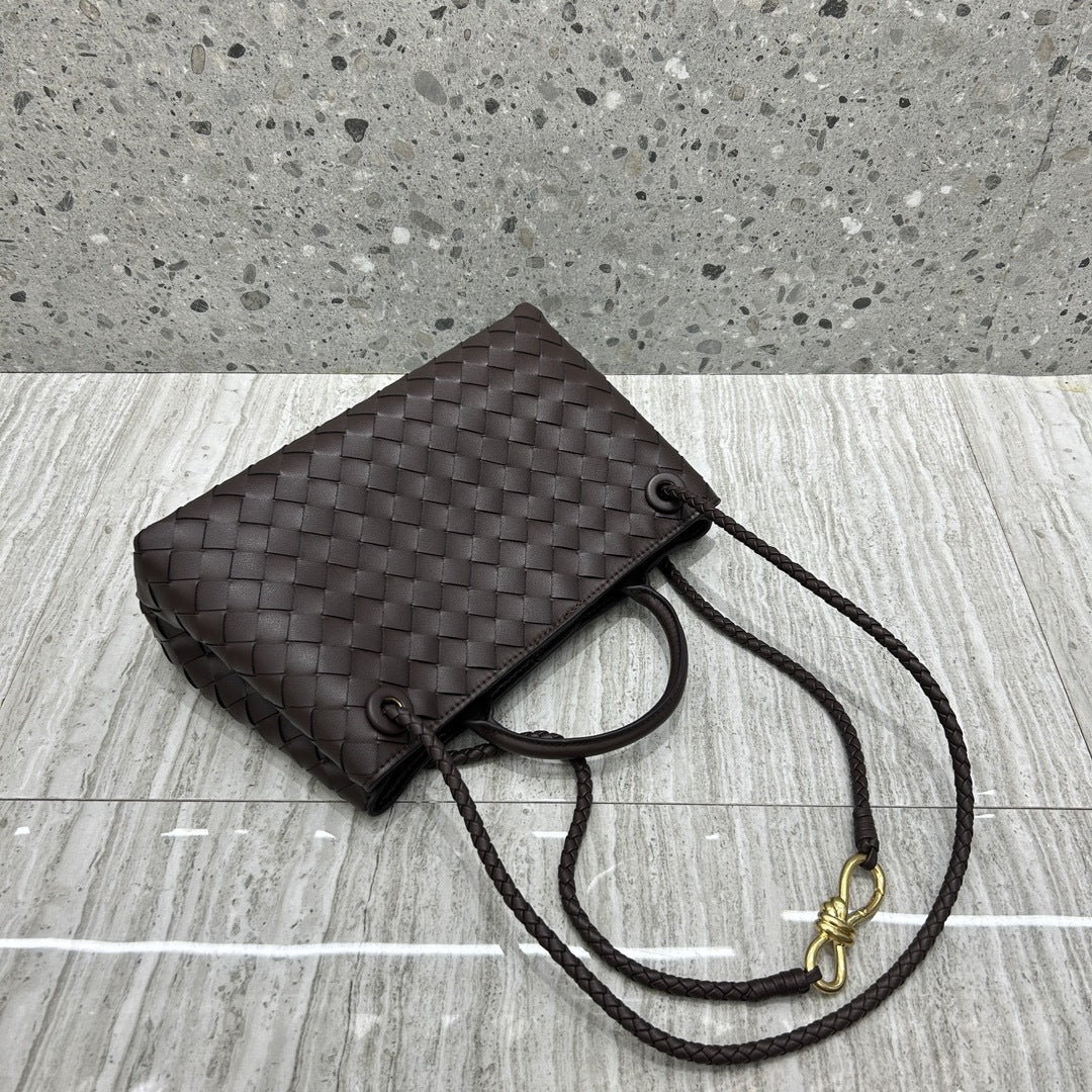 Intrecciato Weave Leather Bag