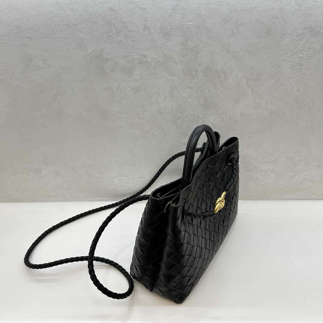 Intrecciato Weave Leather Bag