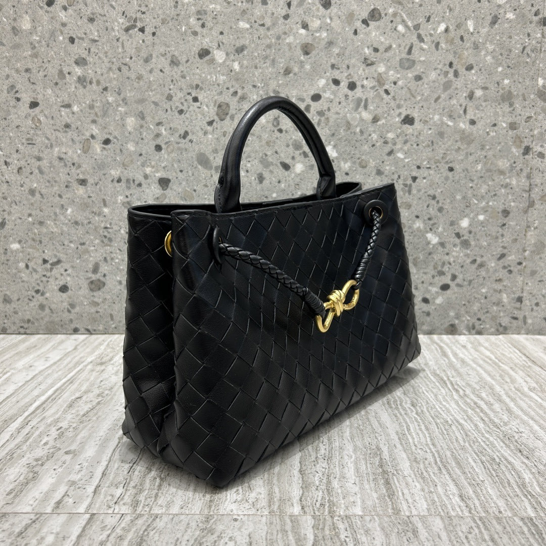 Intrecciato Weave Leather Bag