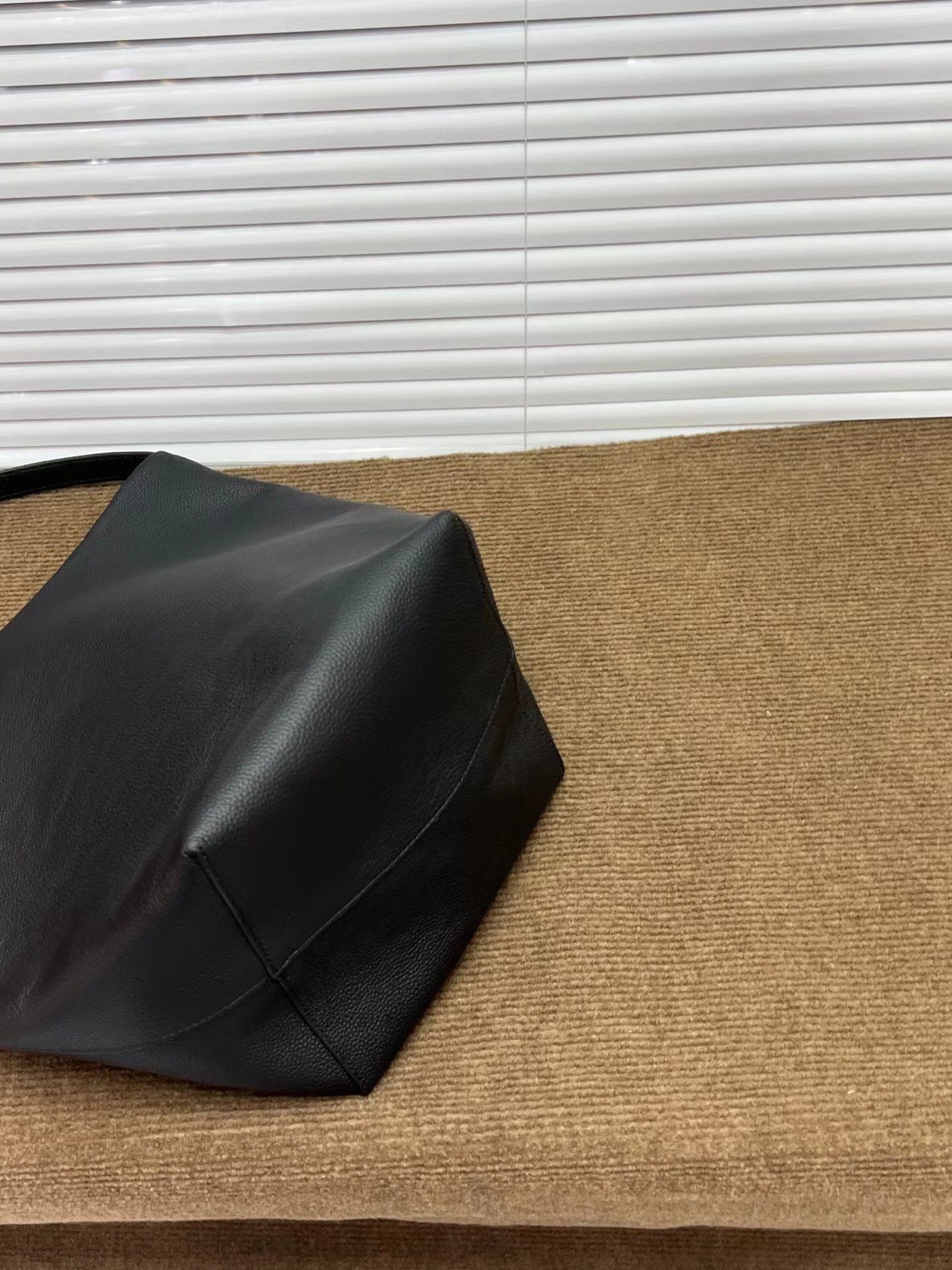 Leather Bucket Bag