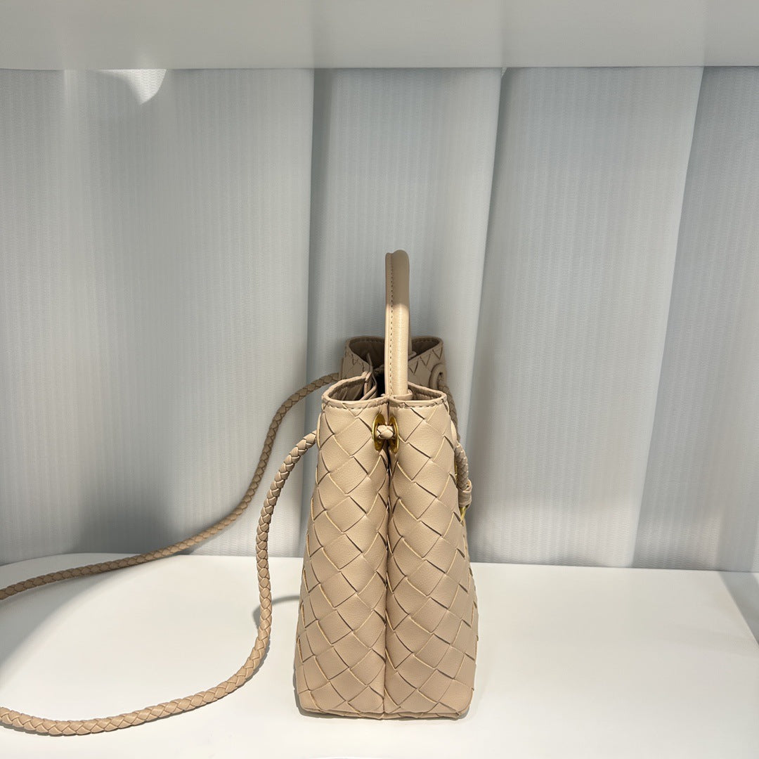 Intrecciato Weave Leather Bag