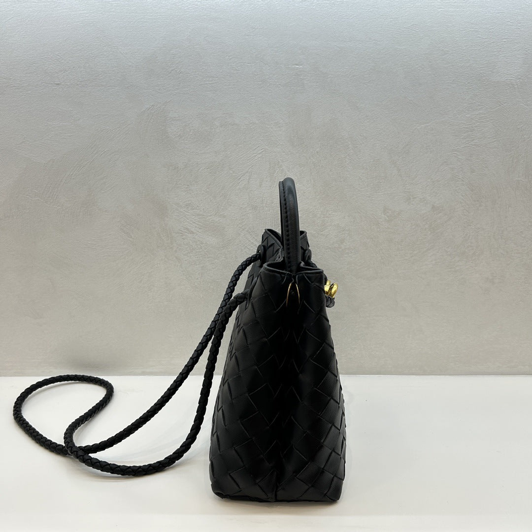 Intrecciato Weave Leather Bag