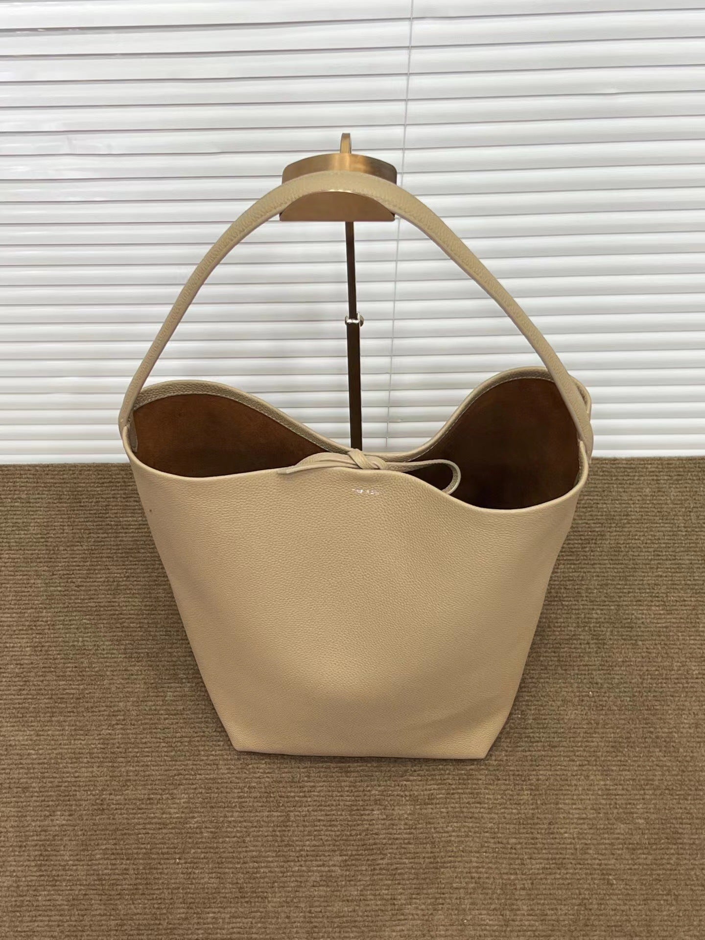 Leather Bucket Bag
