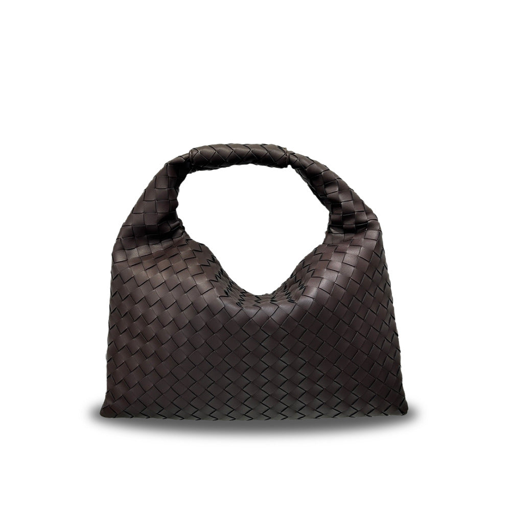 Intrecciato Weave Hobo Bag