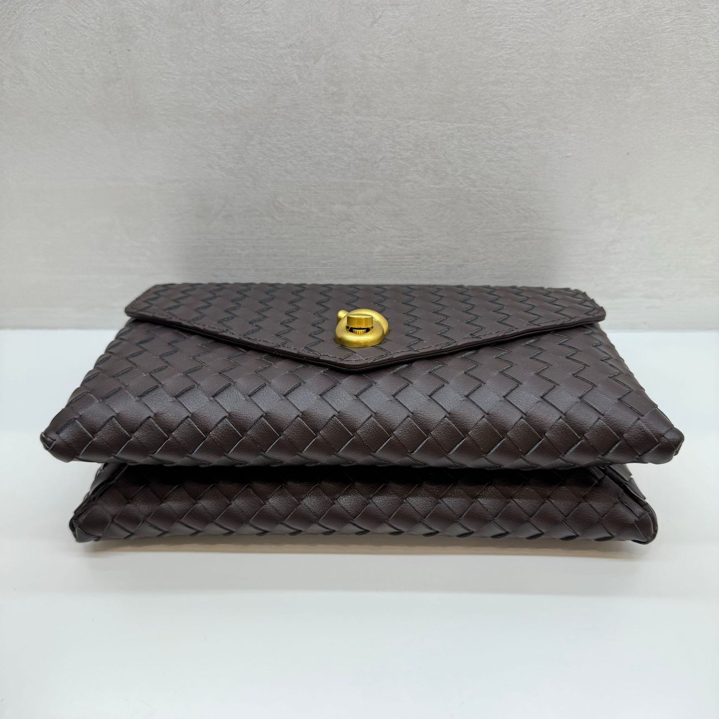 Knot Lock Leather Top Handle Bag