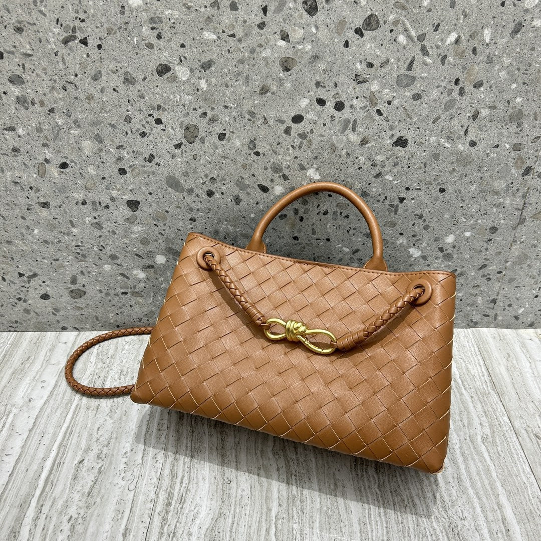 Intrecciato Weave Leather Bag