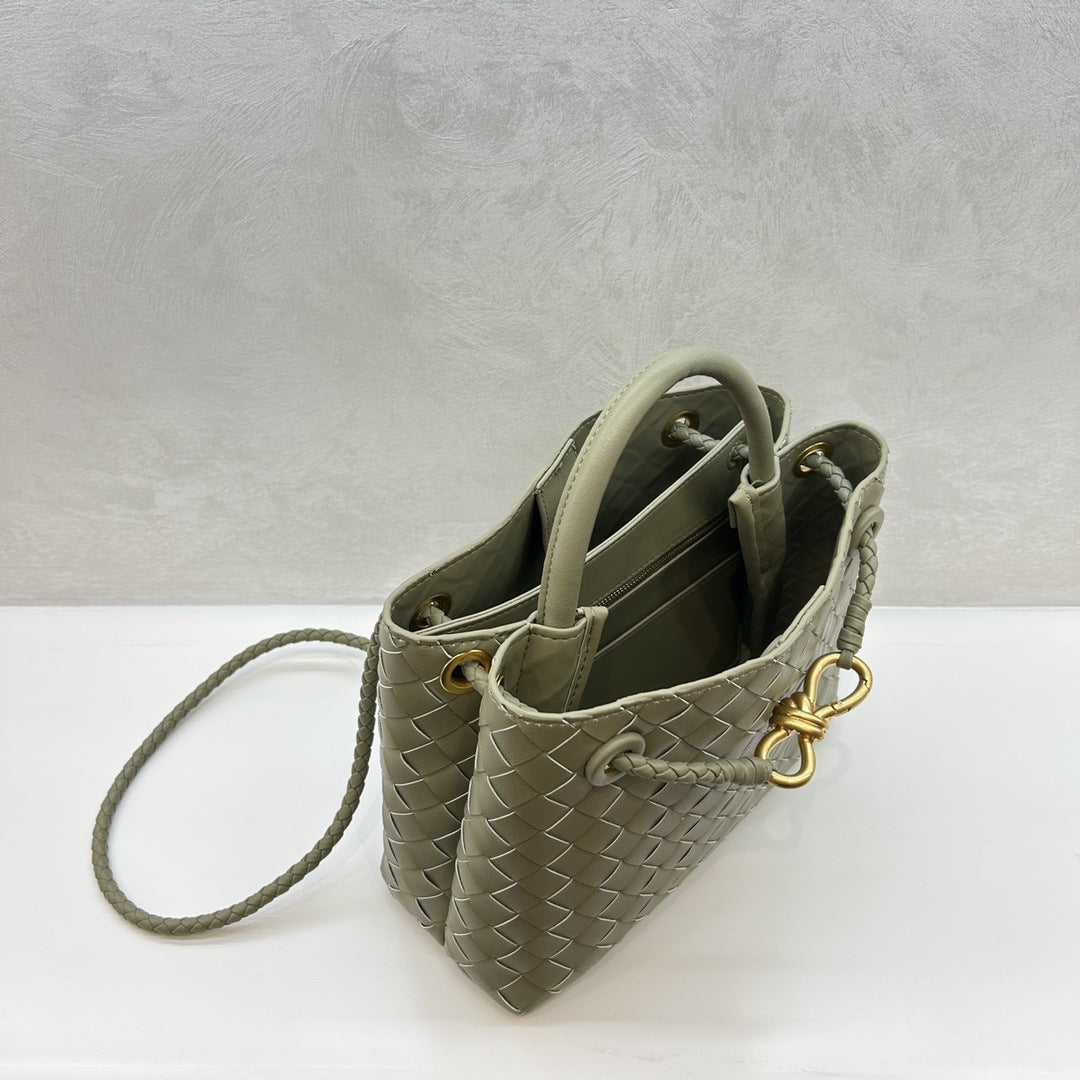 Intrecciato Weave Leather Bag