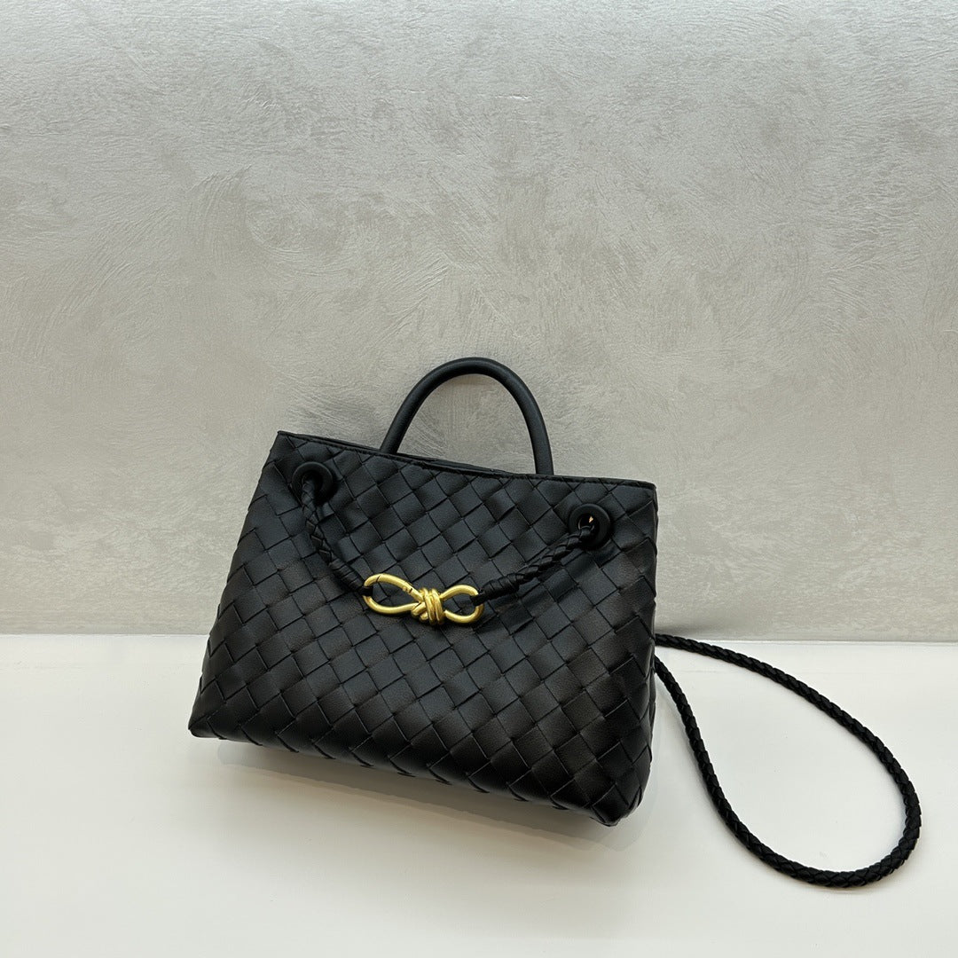 Intrecciato Weave Leather Bag