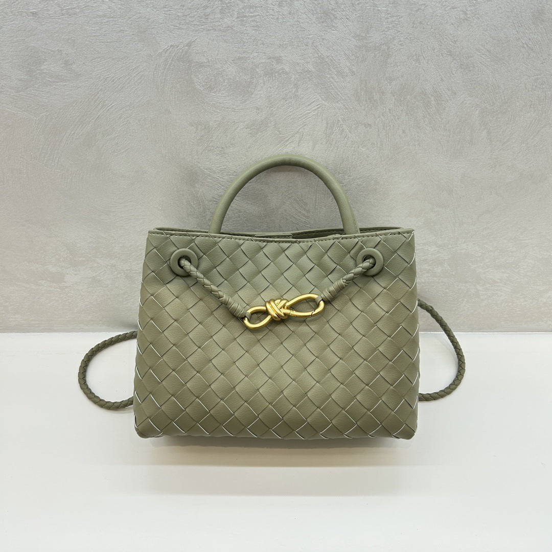 Intrecciato Weave Leather Bag