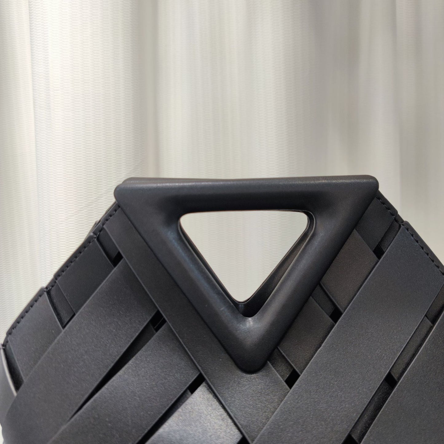 Leather Woven Handbag