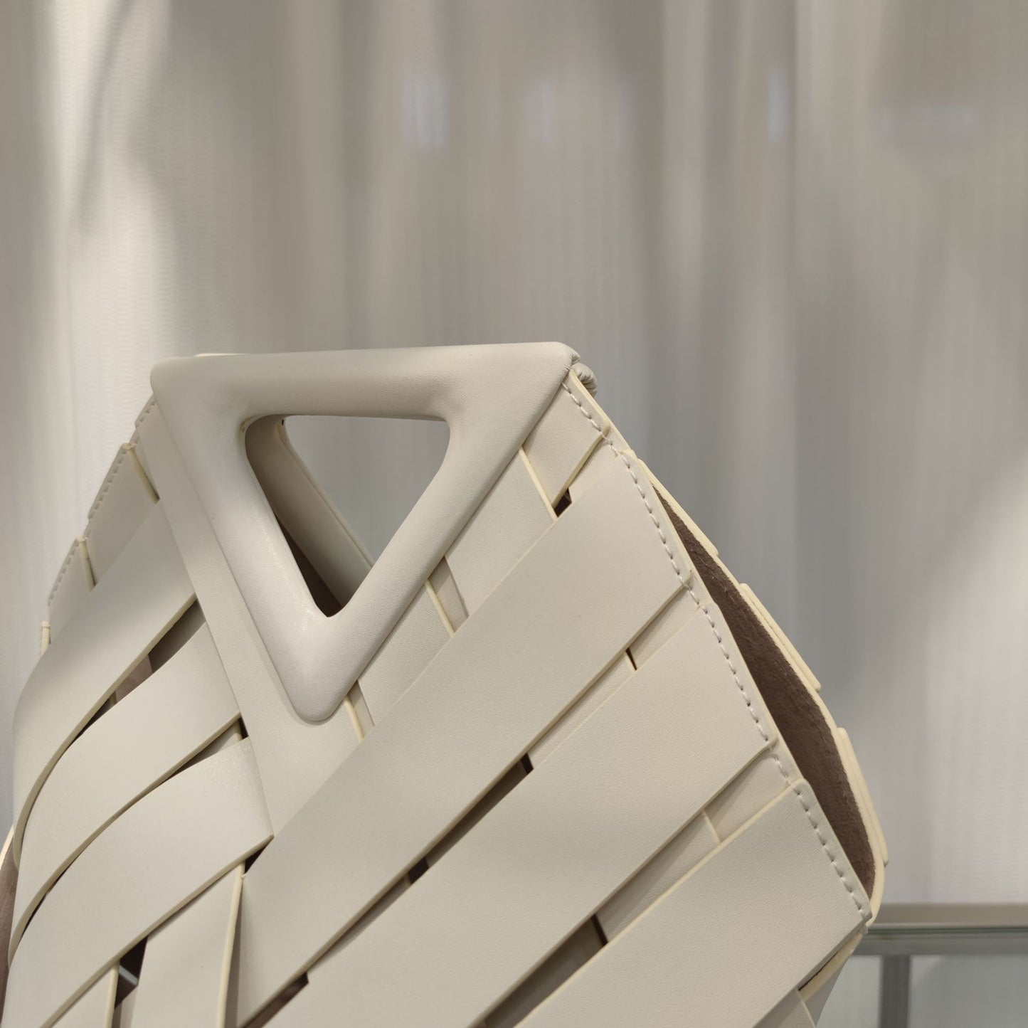 Leather Woven Handbag