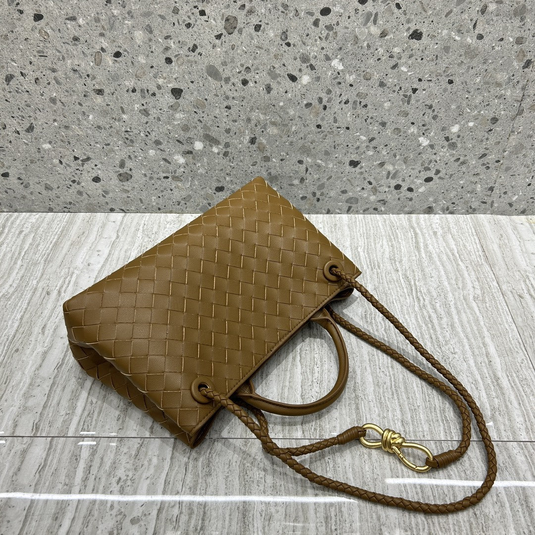 Intrecciato Weave Leather Bag