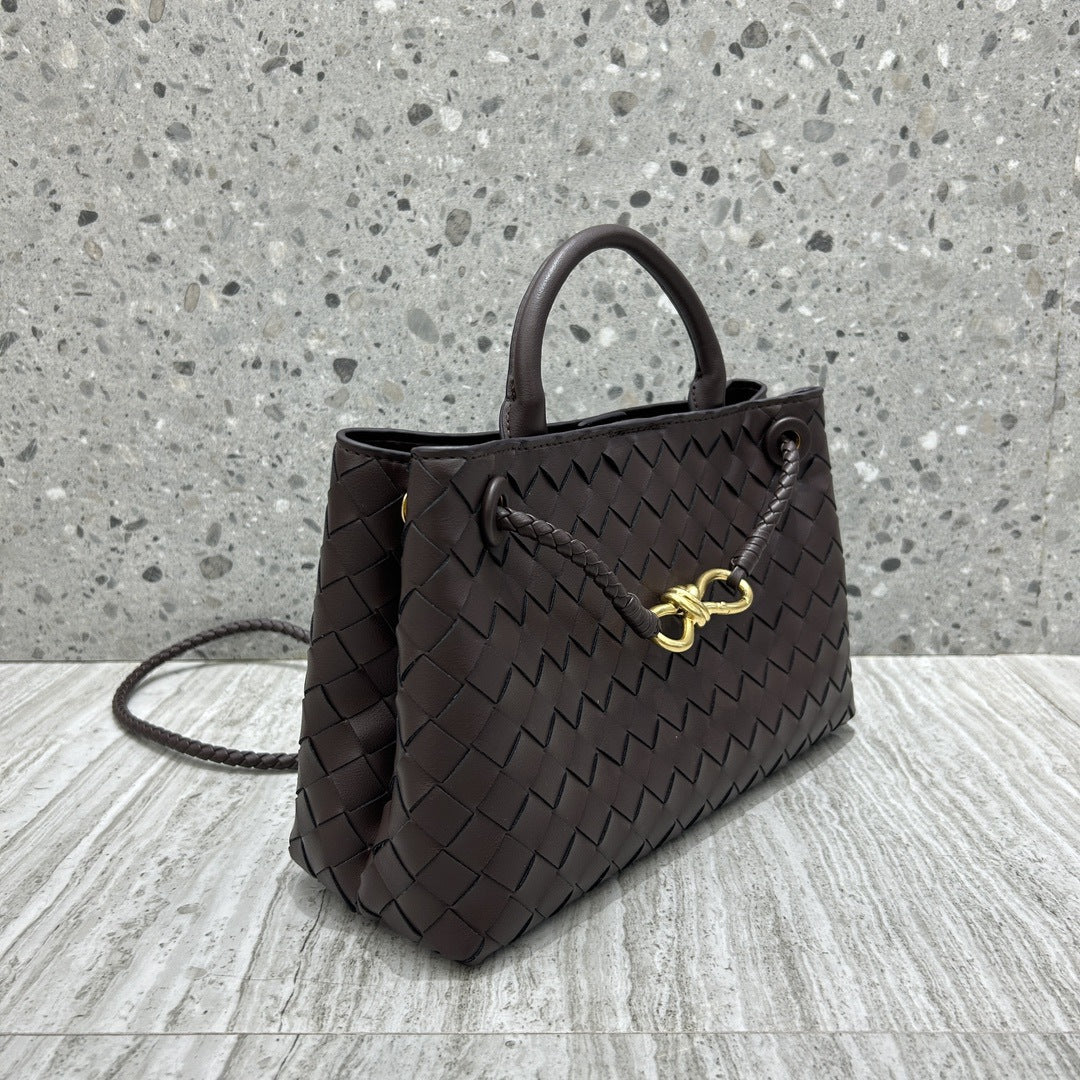 Intrecciato Weave Leather Bag