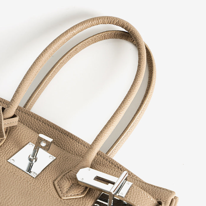 Leather Top Handle Bag