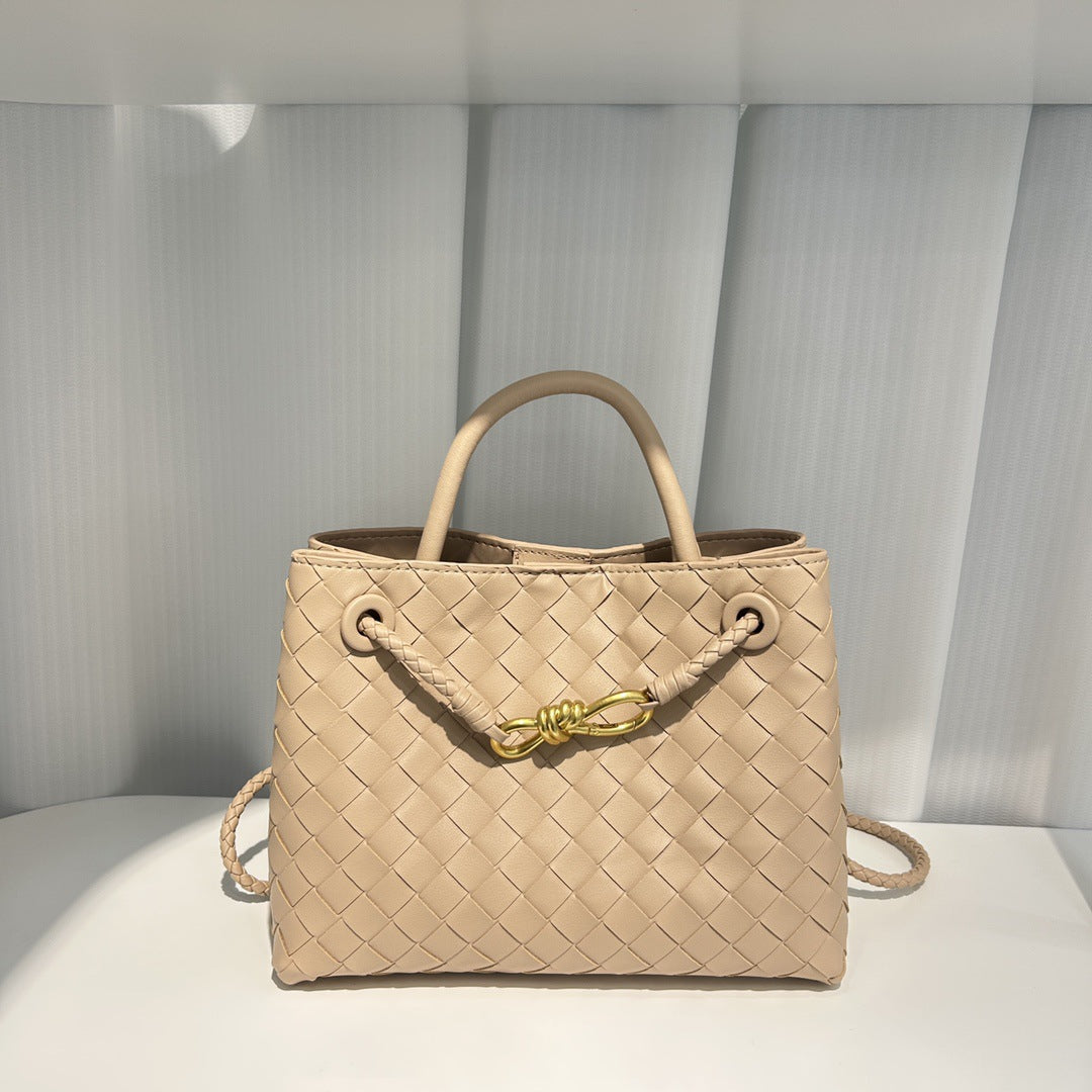 Intrecciato Weave Leather Bag