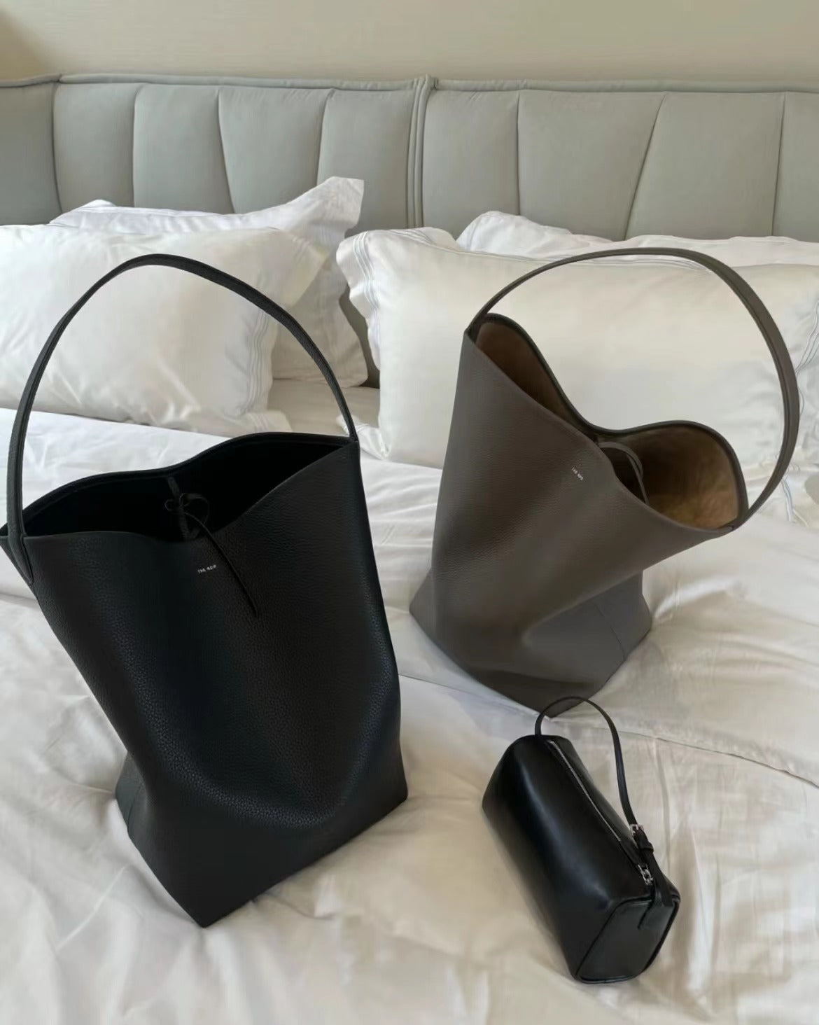Leather Bucket Bag