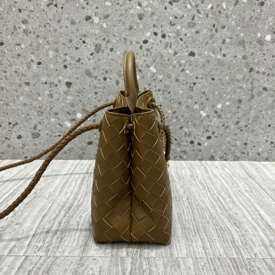 Intrecciato Weave Leather Bag