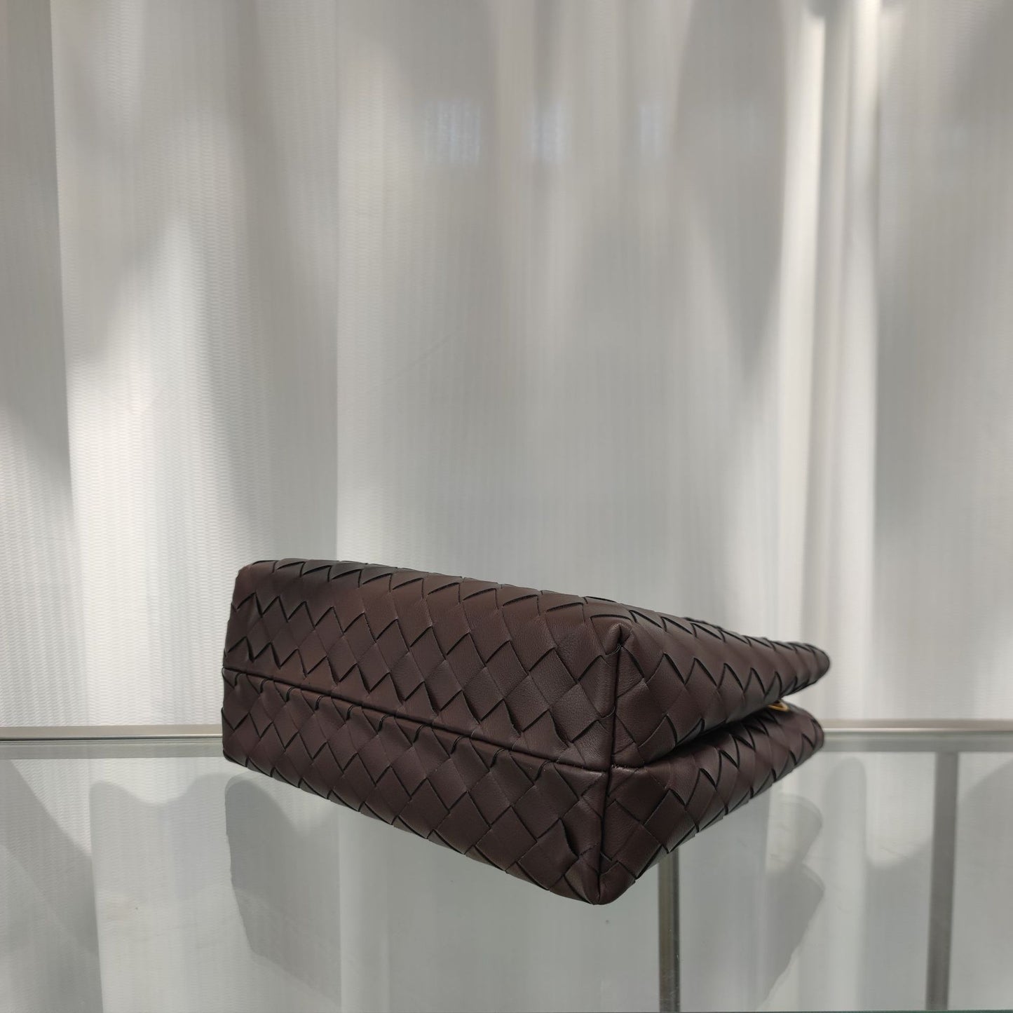 Intrecciato Weave Leather Bag