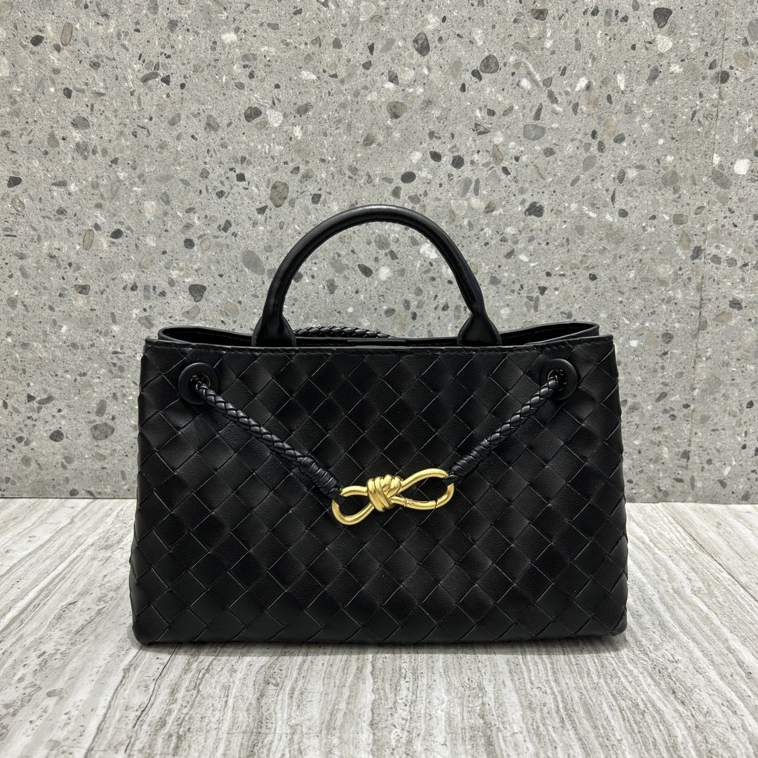 Intrecciato Weave Leather Bag