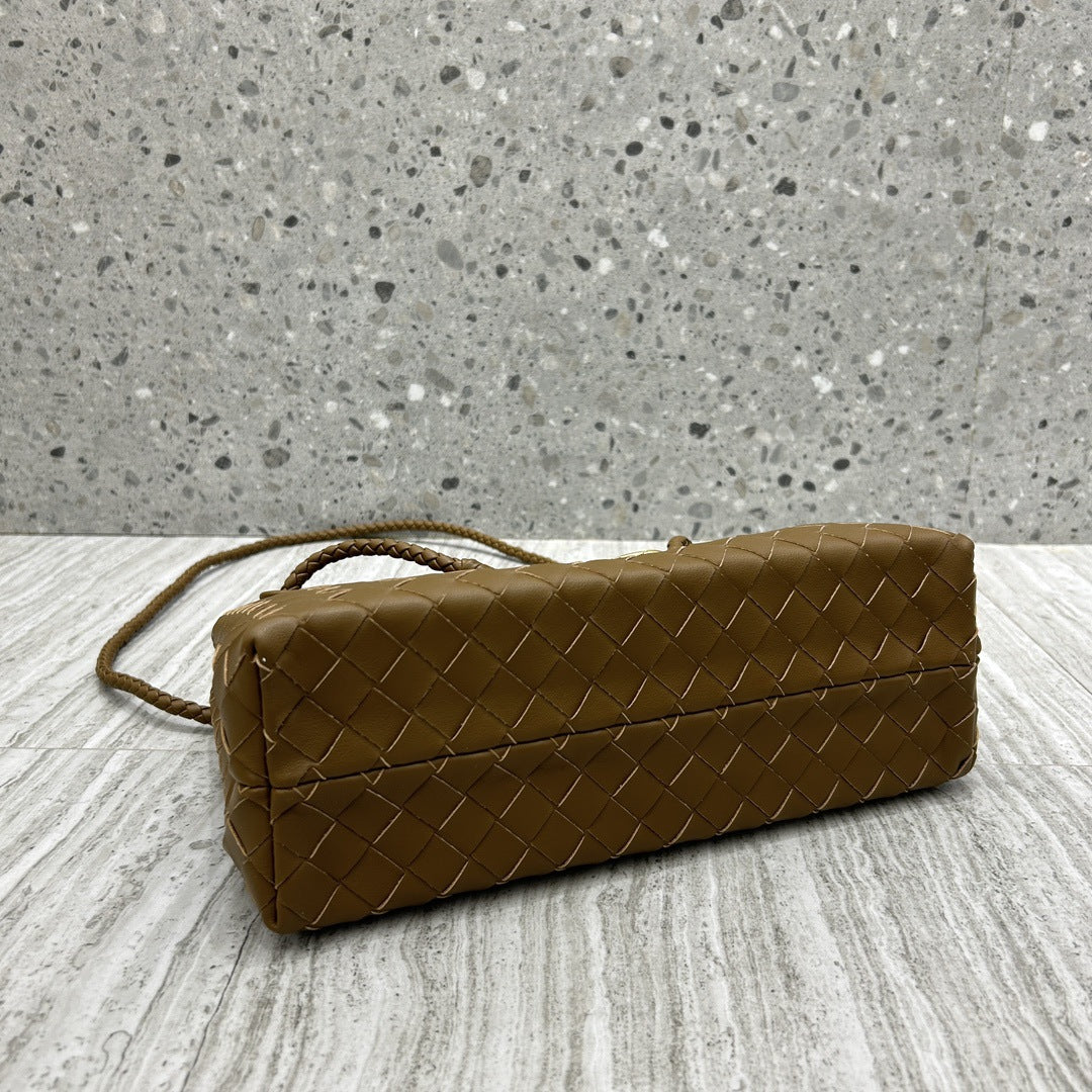 Intrecciato Weave Leather Bag