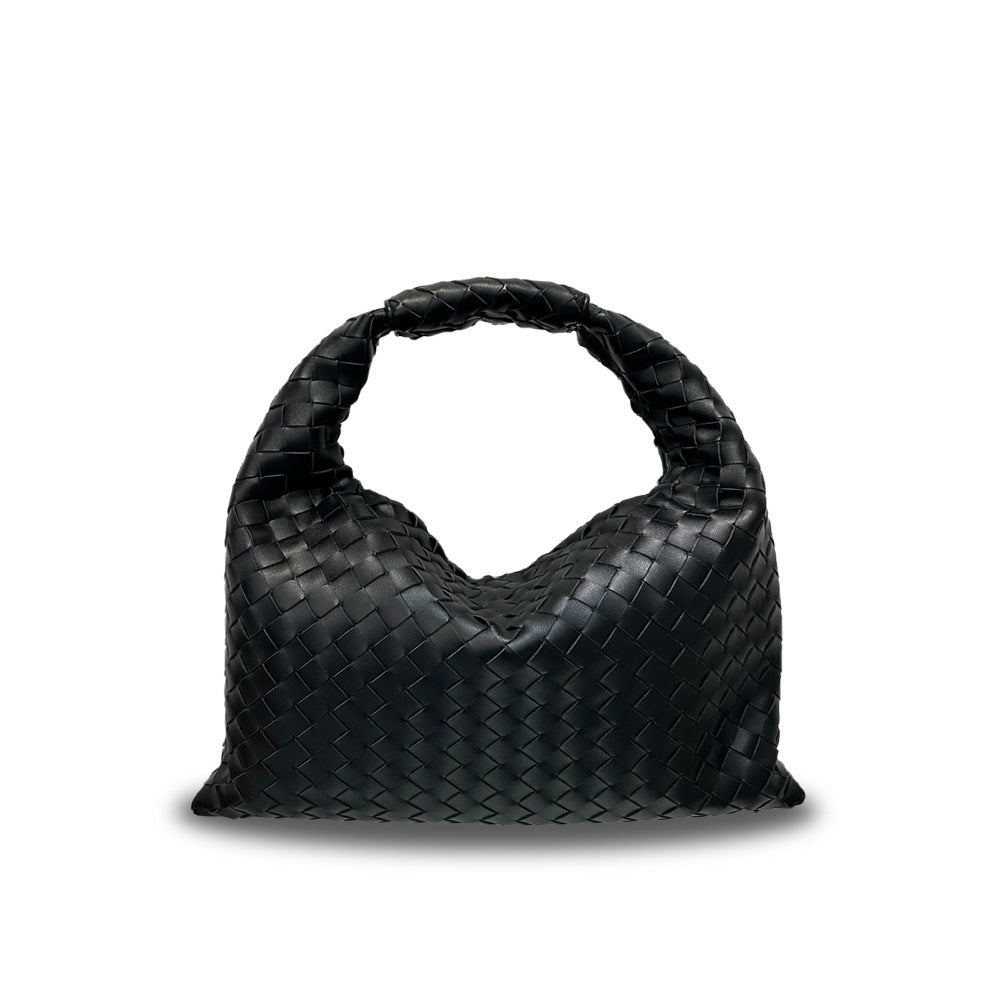 Intrecciato Weave Hobo Bag