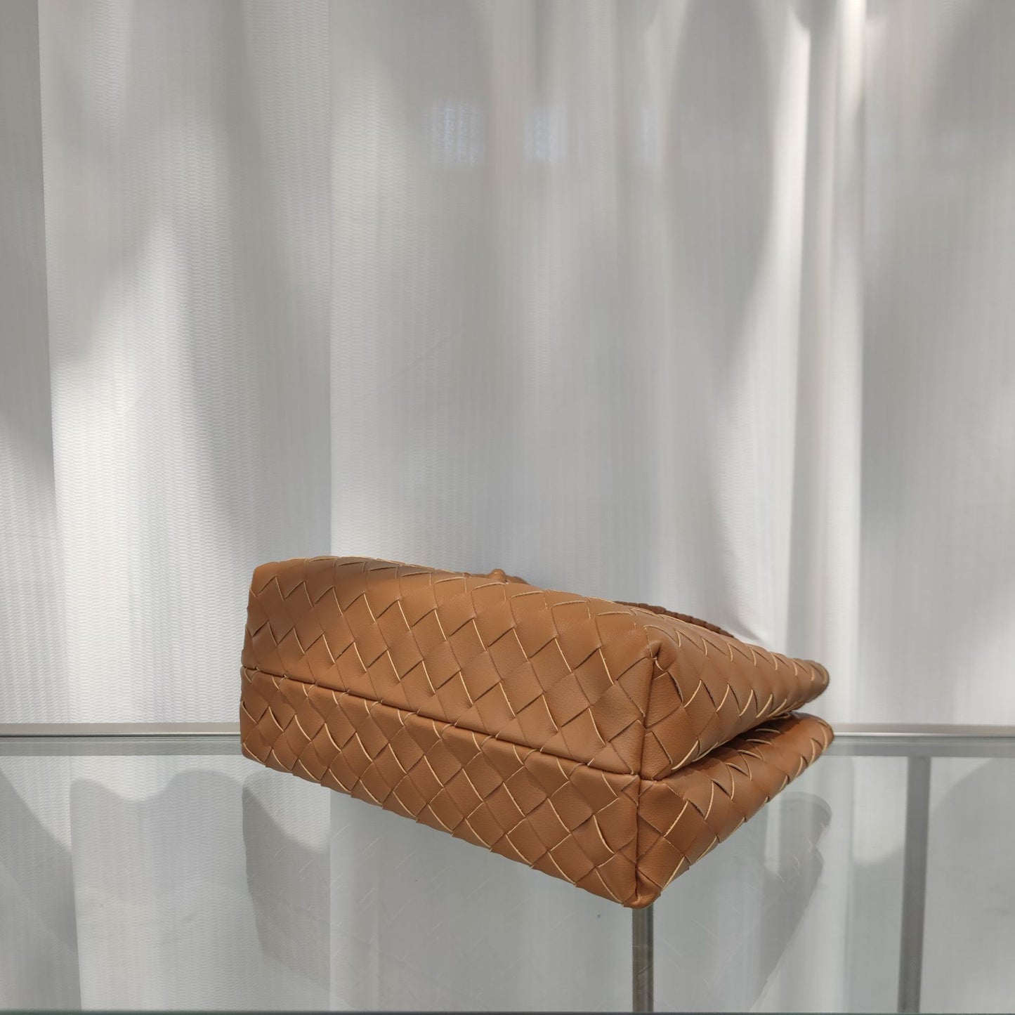 Intrecciato Weave Leather Bag