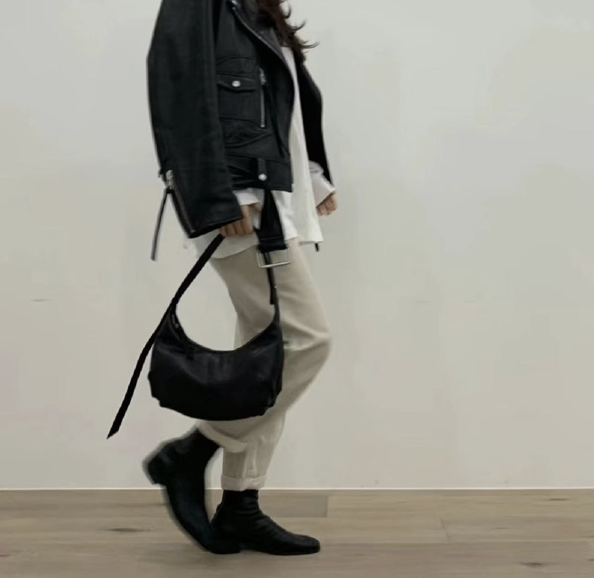 Leather Hobo Bag